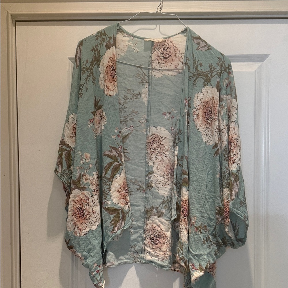 Floral Kimono Cardigan M